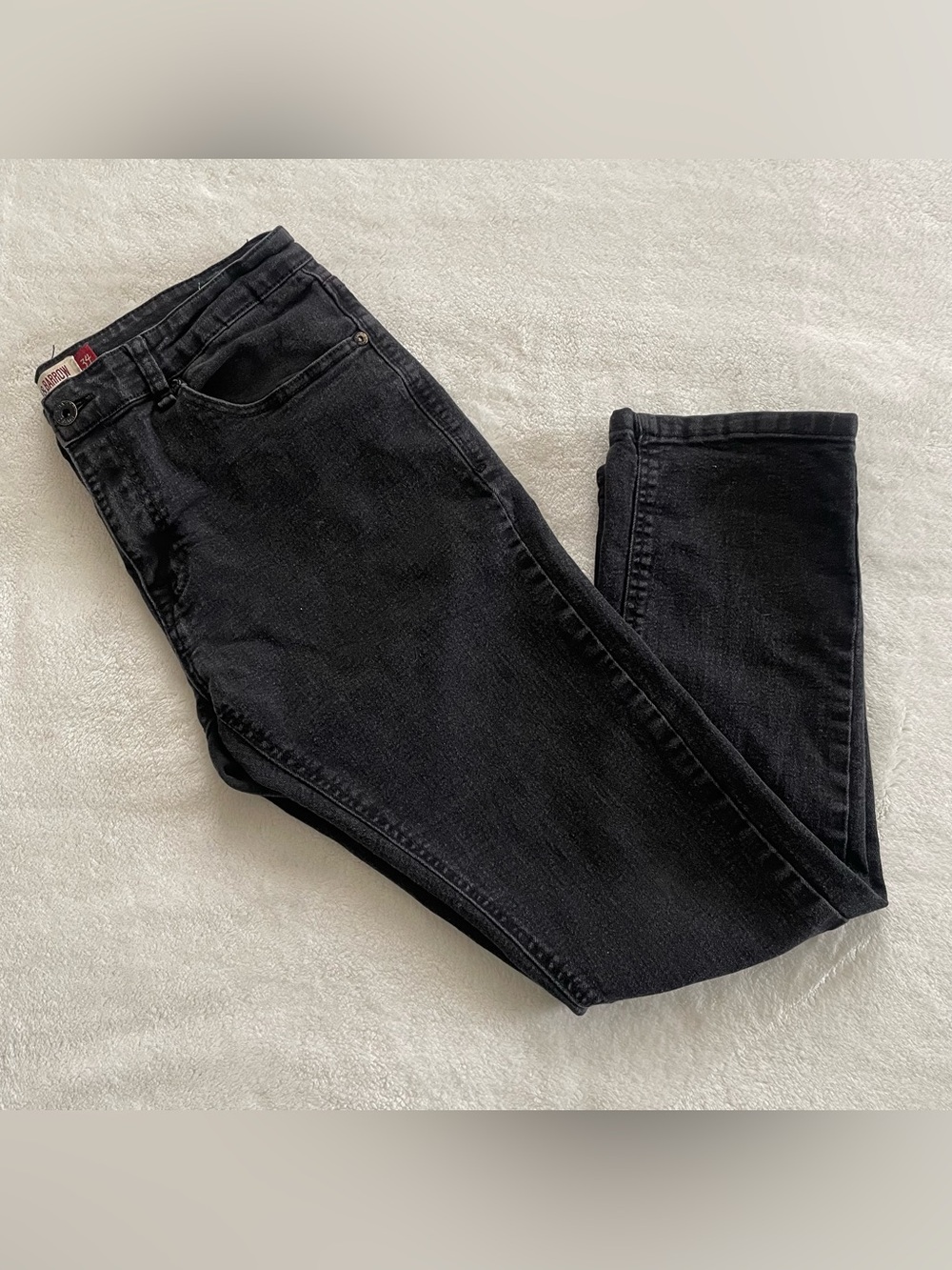 Hudson & Barrow Black Jeans waist 34